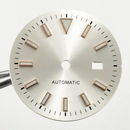 31MM Ladies Round Polished Fluted Bezel Sapphire Crystal Watch Case for NH05/06