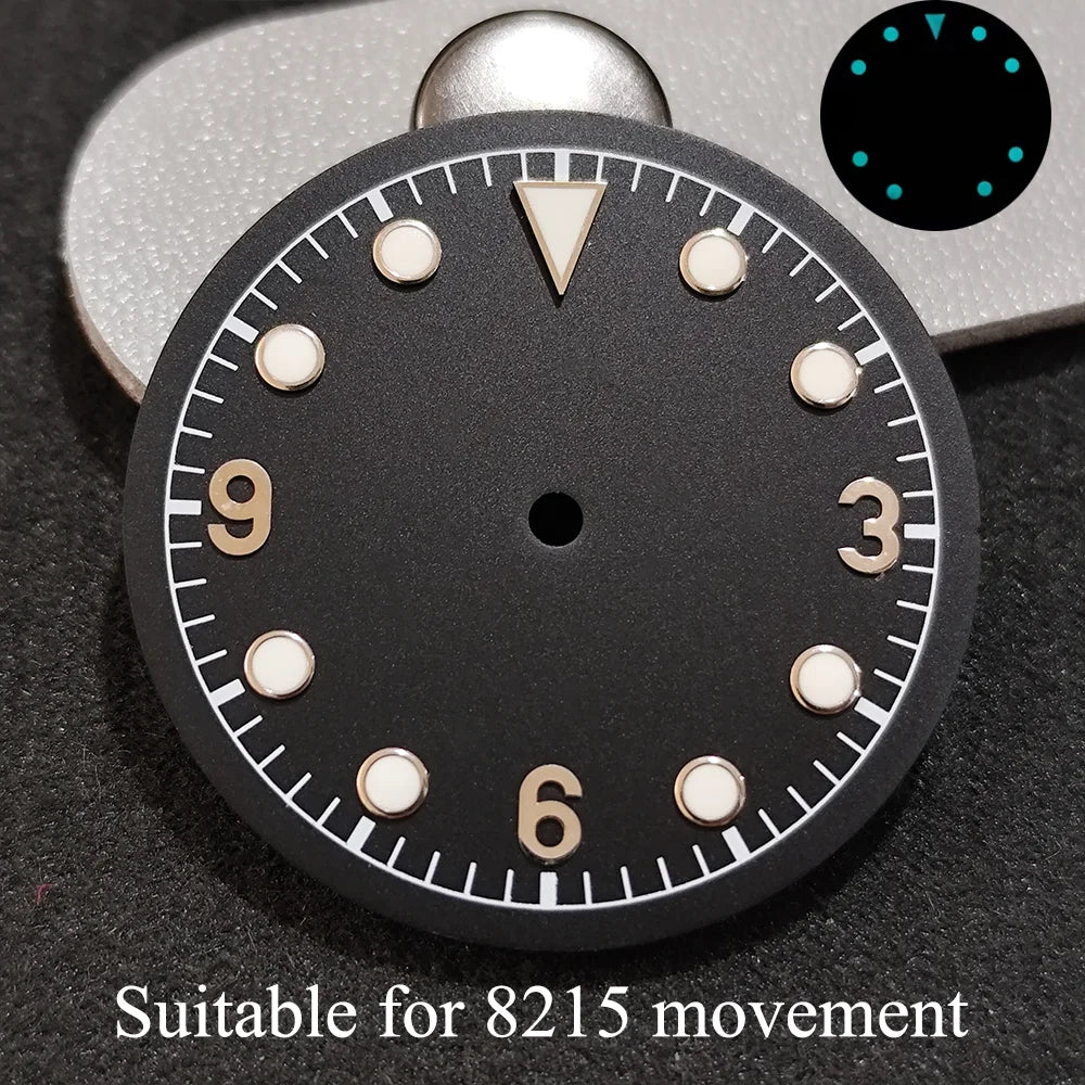 41mm For 8215 Watch Stainless Steel Case For 39.5mm Bezel Sapphire Glass Cases