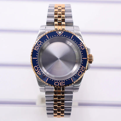 40mm Diver Watch Case For 4R NH35/36 NH38 NH70 Miyota8215 Eta2824 Sapphire Glass