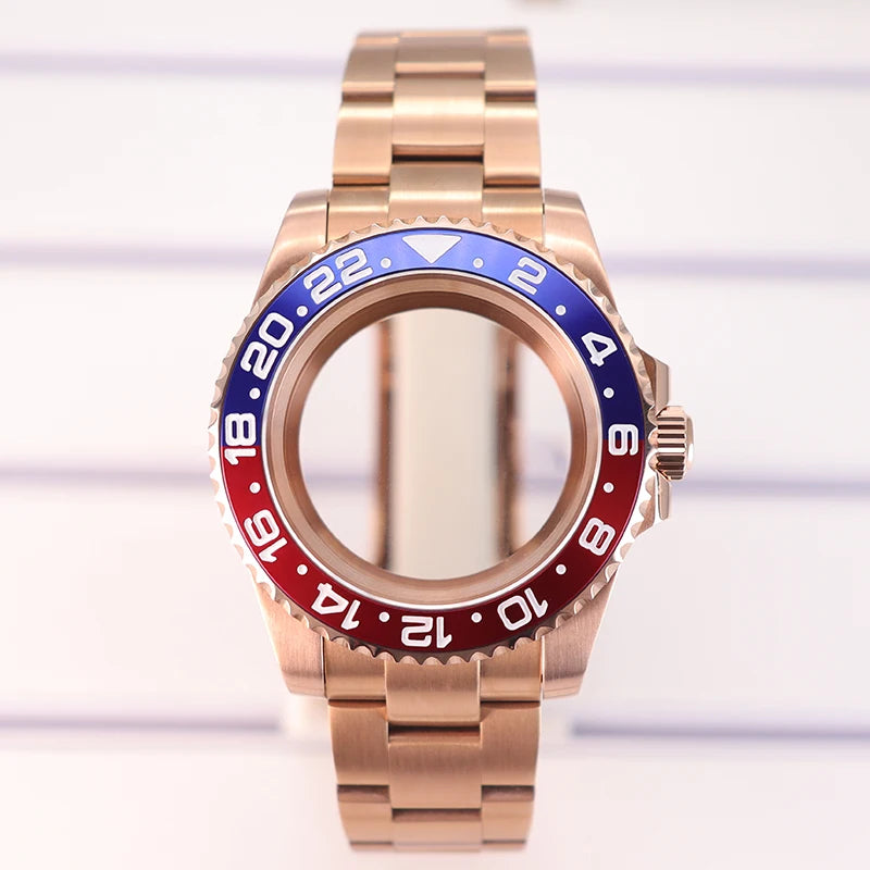 40mm Watch Case For NH35 NH36 NH70/8215/Eta2824 PT5000 NH34 Sapphire Glass