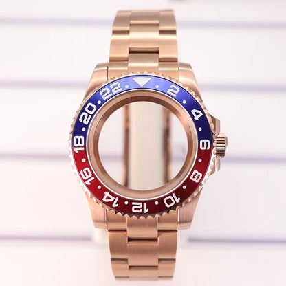 40mm Watch Case For NH35 NH36 NH70/8215/Eta2824 PT5000 NH34 Sapphire Glass