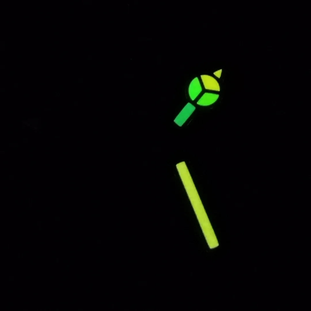 Lightning Second Hand Yellow Green Luminous Watch Hands Set for NH35/NH36/4R/7S
