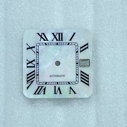 Personalized 27mm Square Roman Multicolor Watch Dial for NH35 NH36 Movement