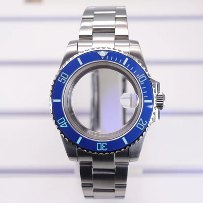40mm Diver Watch Case Sapphire For NH34/35/36 4R36 8215 Eta 2824 C3 Bezel SUB