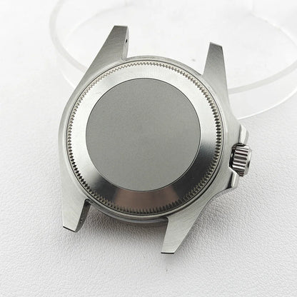 42.8mm Watch Cases Sapphire Both Side Curved Glass Ceramic Bezel For NH34/36/38