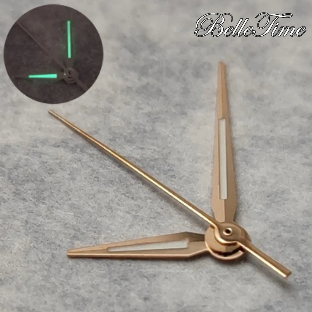 C3 Green luminous Multicolor Watch Hands for NH34 NH35 4R35 NH36 4R36 Movement