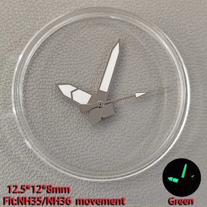 Watch Hands Pointer Luminous C3 Green Suitable for NH35/NH36 ETA 2836 2824