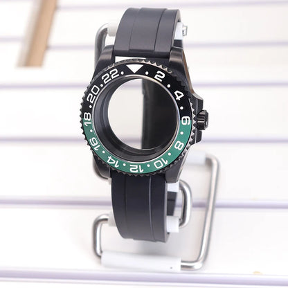 40mm SUB Diving Watch Case Strap For NH35 NH36 NH34 8215 Eta 2824 28.5mm Dial