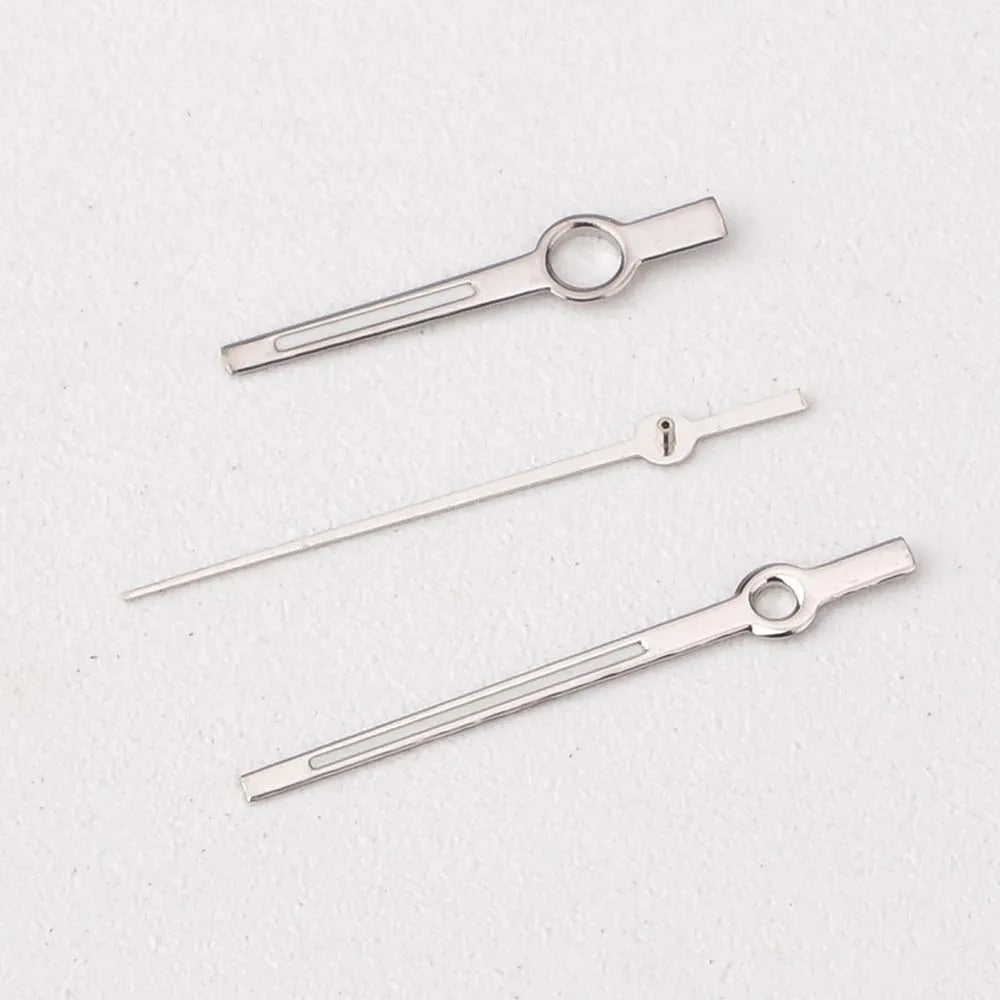 Simple Watch Hands With Green Luminous for NH35/NH36/4R/7S Movement