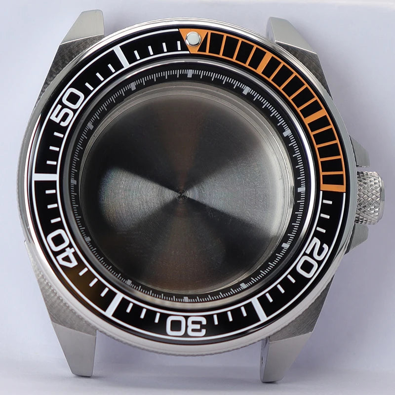 43mm Watch Case Sapphire Glass For Modified Samurai NH35 NH36 NH38 NH34 4R36