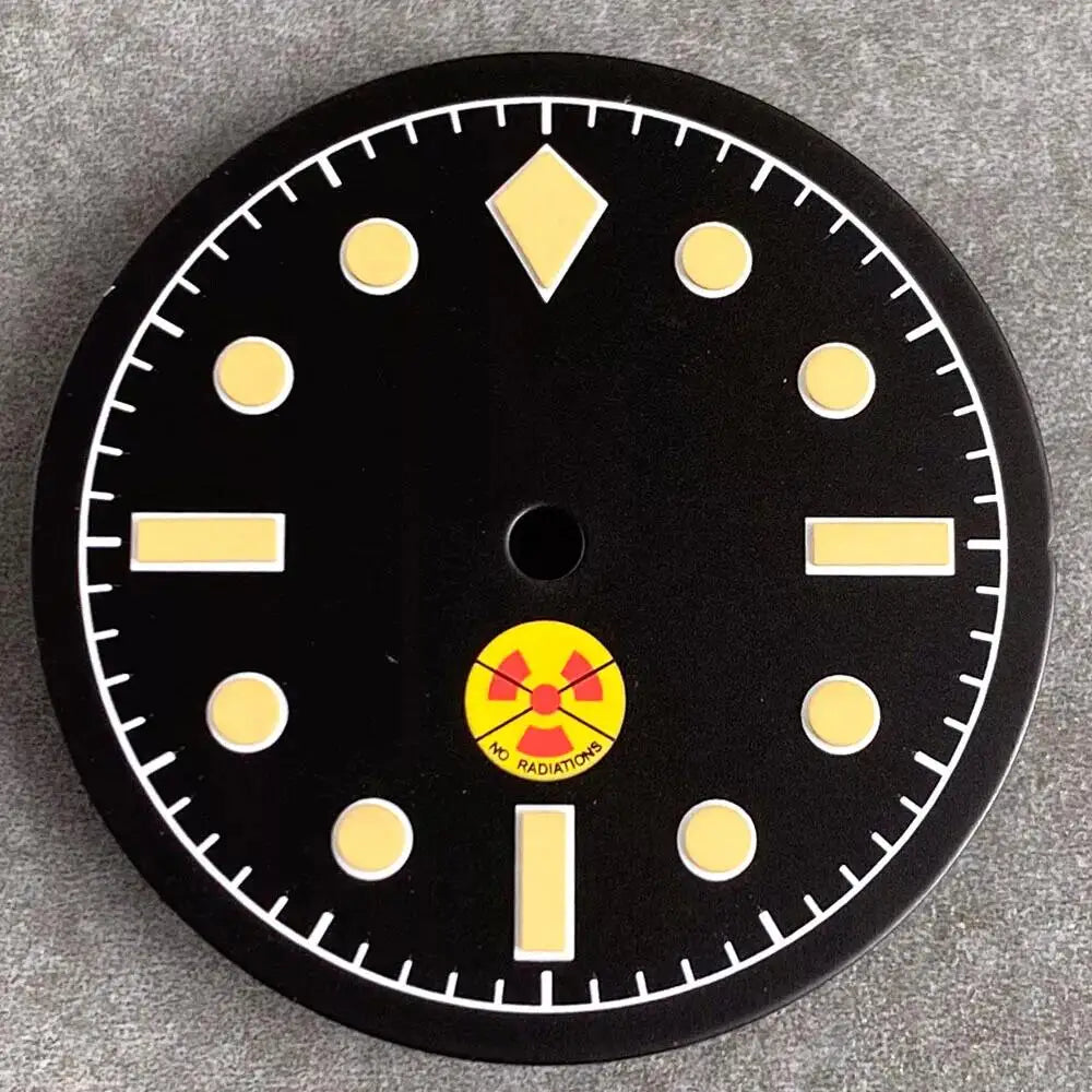 Pilot 29mm Luminous Dial Fit Vintage 50 Fathoms NH35 NH36 ETA 2824 2836 Movement