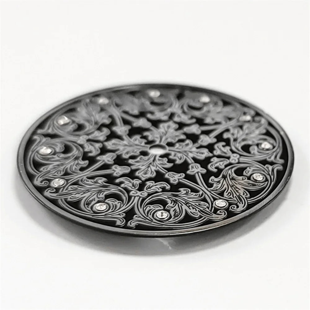 36mm Modified Retro Silver Floral Watch Dial for ETA 6497 ST3600 Movement
