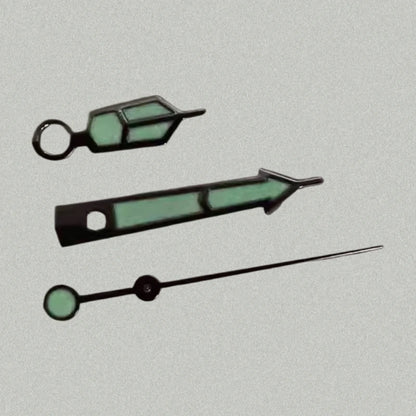 Modified Seiko Arrow Green Luminous Watch Hands for NH35/NH36/4R/7S Movement