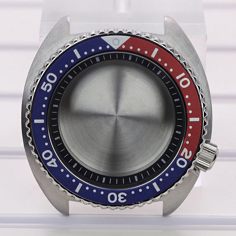 45mm Men's Watch Case With Chapter Ring For Mod Abalone NH35 NH36 NH34/38 4R36