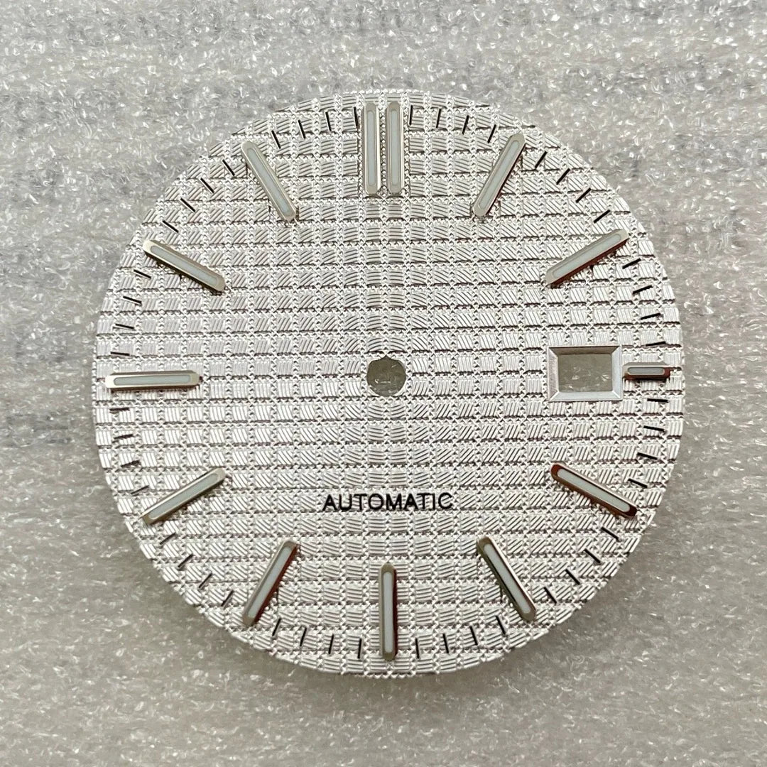 31.8mm Watch Dial AP Customizable Slogo For NH35 NH36 Hands C3 Green Luminous