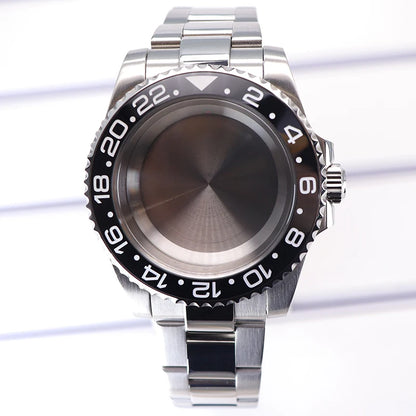 40mm Watch Cases Sapphire For Nh35 Nh36 Nh34/38 Nh70 Miyota 8215 Eta 2824 PT5000