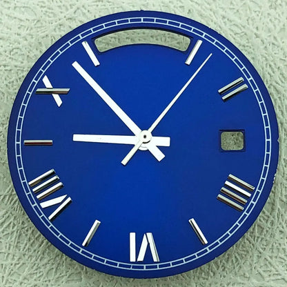 Modified 31mm Calendar Roman Numeral Multicolor Watch Dial For 8285 Movement