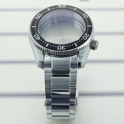 42mm Watch Case Strap AR Sapphire Crystal For Modified SPB185 NH34/35/36/38 4R36