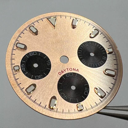 29.5mm VK63 Dial S Logo Dial Suitable For NH35/NH36 Movement Vertical Lines