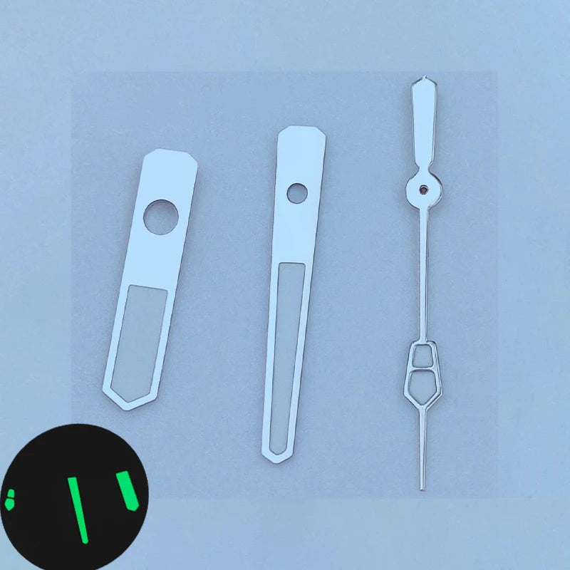 Watch Hands Green Luminous Fit for NH35 NH36 4R35 4R36 7S SKX007 SKX009 SRPD