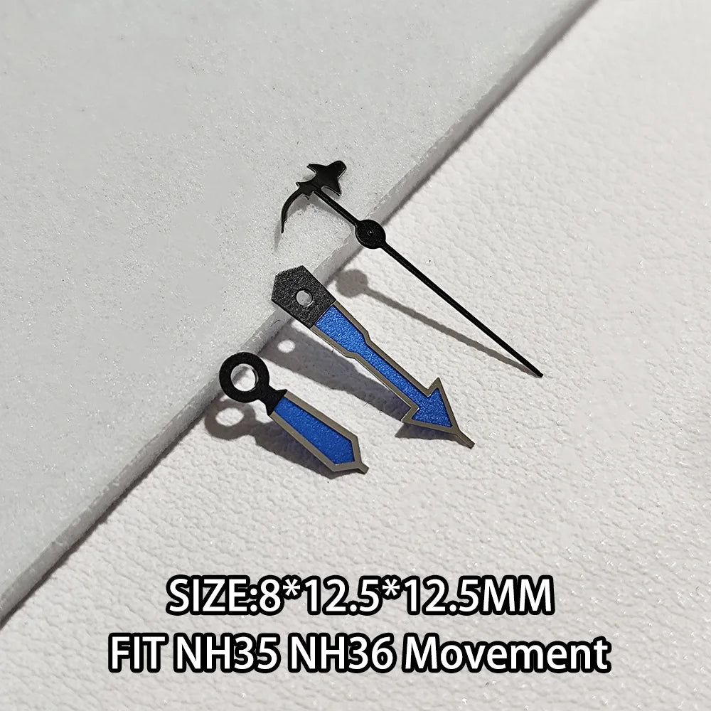 Watch Hands Luminous Suitable For NH35 NH36 Movement Personalized Second Hand