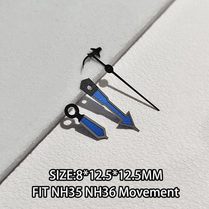 Watch Hands Luminous Suitable For NH35 NH36 Movement Personalized Second Hand