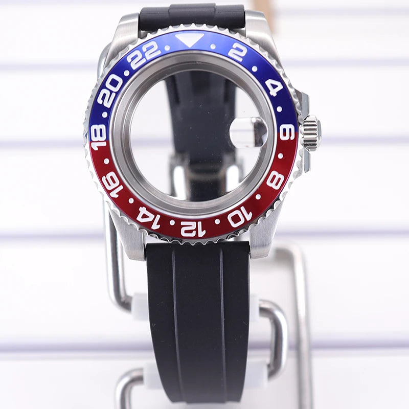 40mm Watch Case For 4R NH35 NH36 NH34/38 NH70 8215 Eta2824 PT5000 Sapphire Glass
