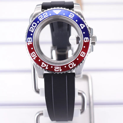 40mm Watch Case For 4R NH35 NH36 NH34/38 NH70 8215 Eta2824 PT5000 Sapphire Glass