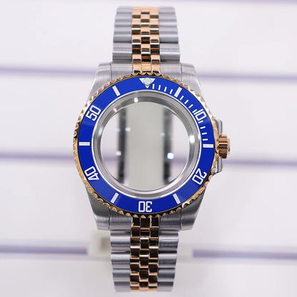 40mm Watch Case For NH35 NH34 NH36 NH70/Miyota8215/Eta2824 PT5000 Slide Buckle