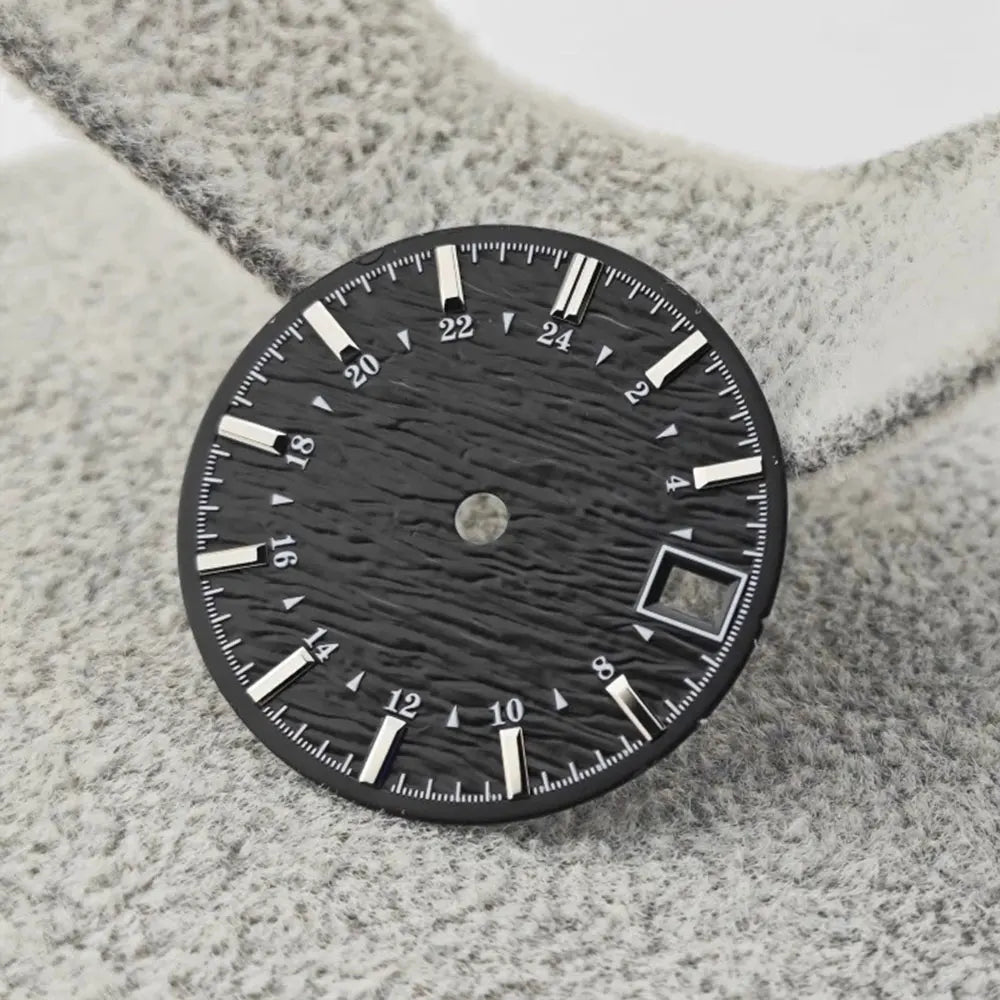 Modified 28.5mm Multicolor Water Ripple Shaped Watch Dial Suitable For NH35