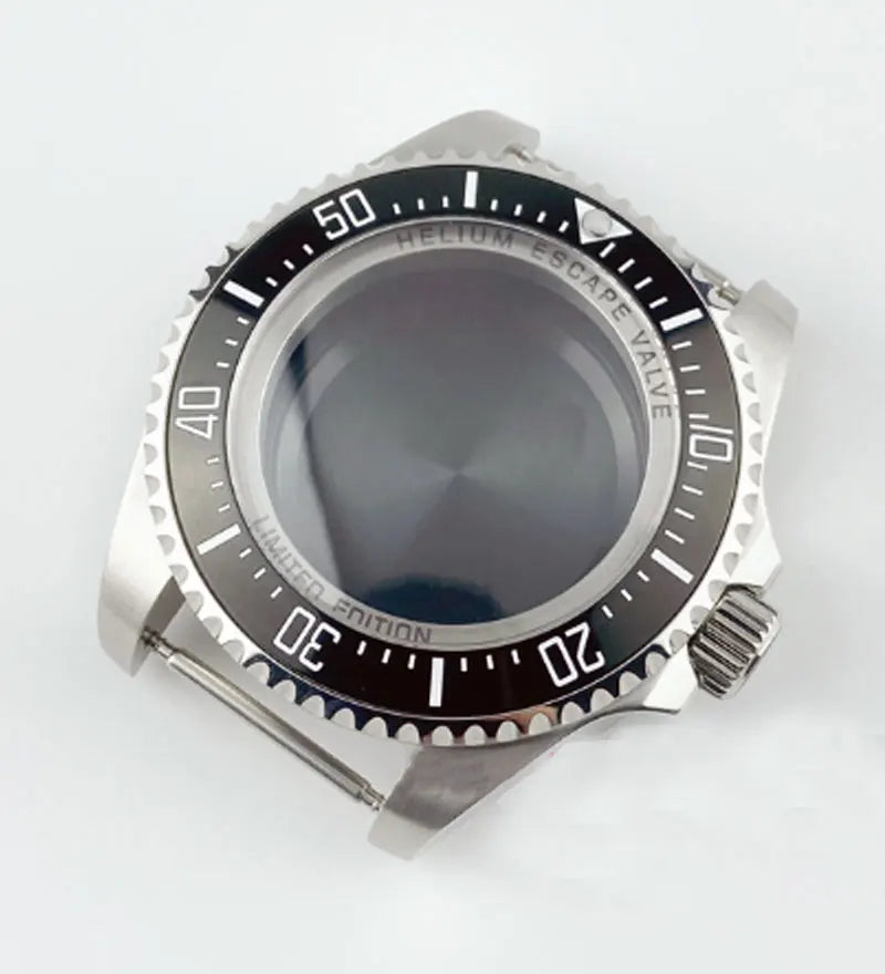 43mm Watch Case with Sapphire Fit DEEP Sea Homage for NH34/35/36 ETA 2824 2836