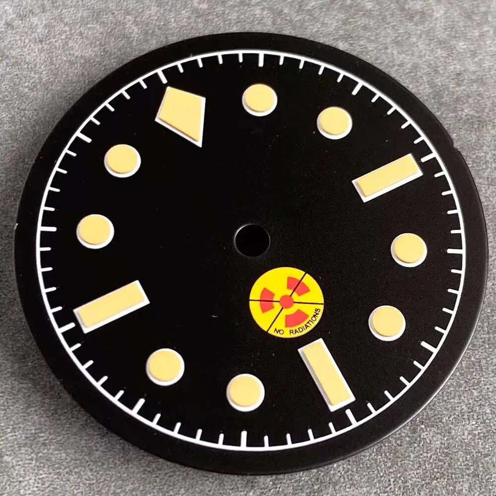 Pilot 29mm Luminous Dial Fit Vintage 50 Fathoms NH35 NH36 ETA 2824 2836 Movement