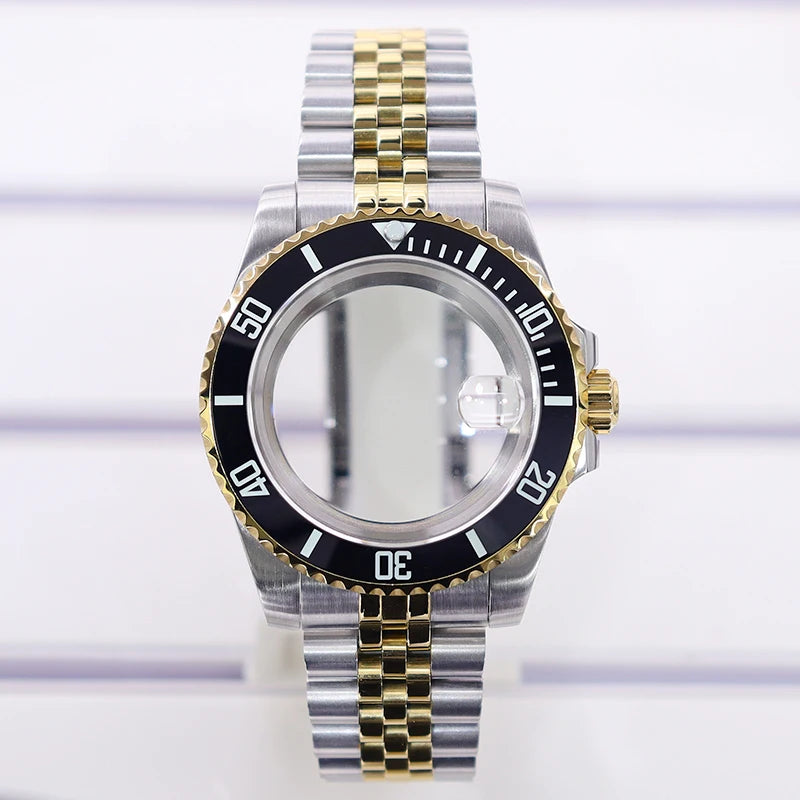 40mm Watch Case Sapphire For SUB Nh35 GMT Nh34 Nh36 Nh70 Nh72 2824 Miyota8215