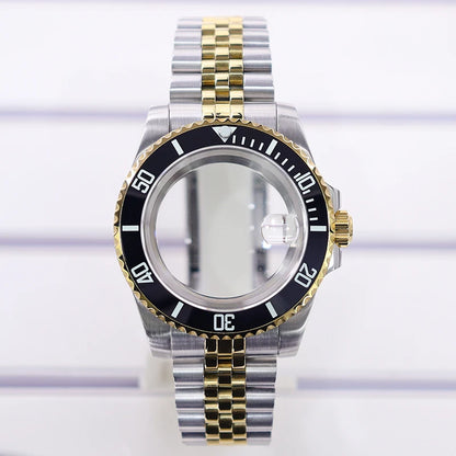 40mm Watch Case Sapphire For SUB Nh35 GMT Nh34 Nh36 Nh70 Nh72 2824 Miyota8215