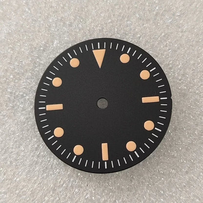 28.5mm Retro Submarine Dial And Hand With 369 Digits Suitable For NH34 NH35 NH36