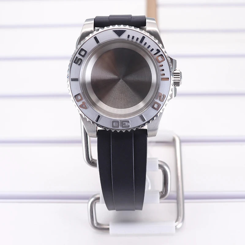 40mm Watch Case For 4R NH35 NH36 NH34/38 NH70 8215 Eta2824 PT5000 Sapphire Glass