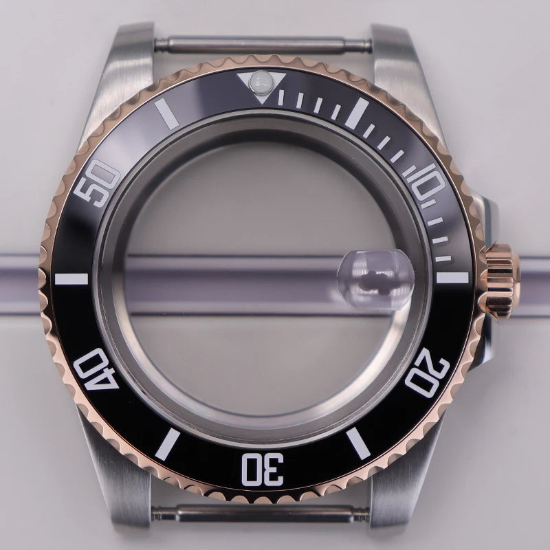 40mm Watch Case For NH35 NH34 NH36 NH70/Miyota8215/Eta2824 PT5000 Slide Buckle