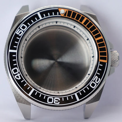 43mm Watch Case Sapphire Glass For Modified Samurai NH35 NH36 NH38 NH34 4R36