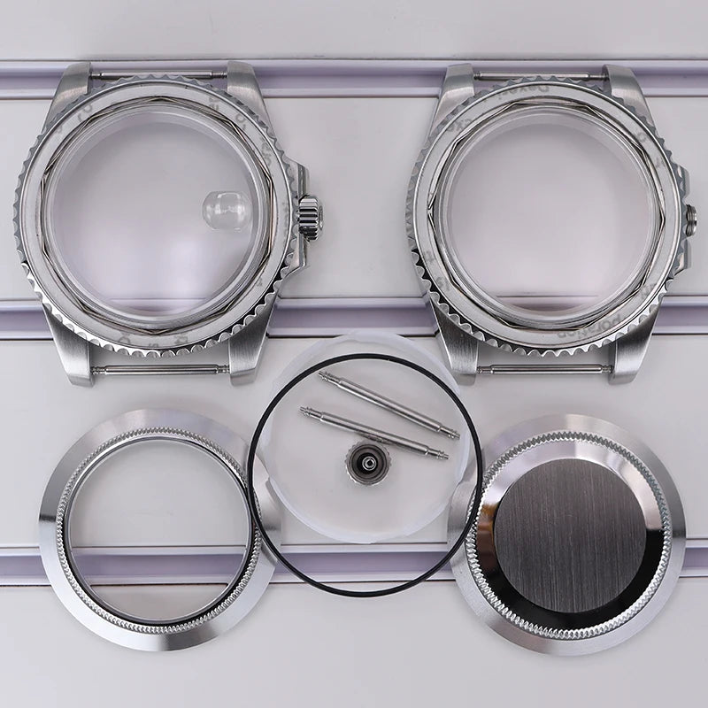 Unidirectional Rotation Bezel 40mm Watch Case For NH35/36/38 ETA2824/Miyota8215