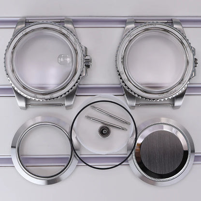 Unidirectional Rotation Bezel 40mm Watch Case For NH35/36/38 ETA2824/Miyota8215