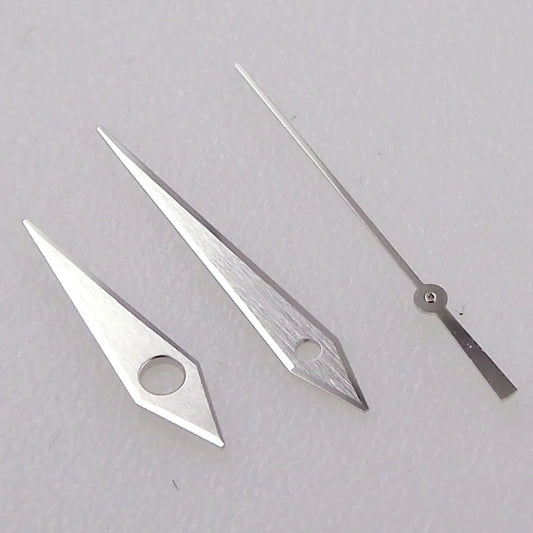 Silver Edge Watch Hand by GS, compatible with NH35 NH36 7s36 7s35 6r15 4r35 4r36, precision pointer for SKX models.