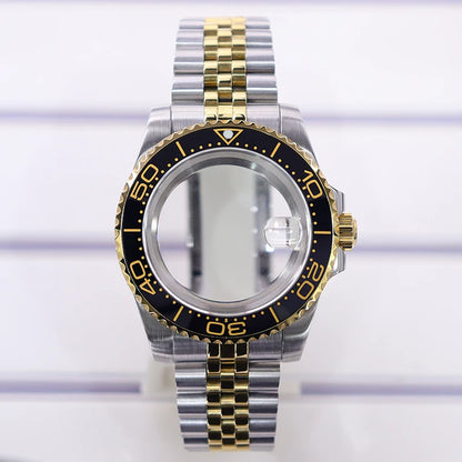 40mm Watch Case Sapphire For SUB Nh35 GMT Nh34 Nh36 Nh70 Nh72 2824 Miyota8215