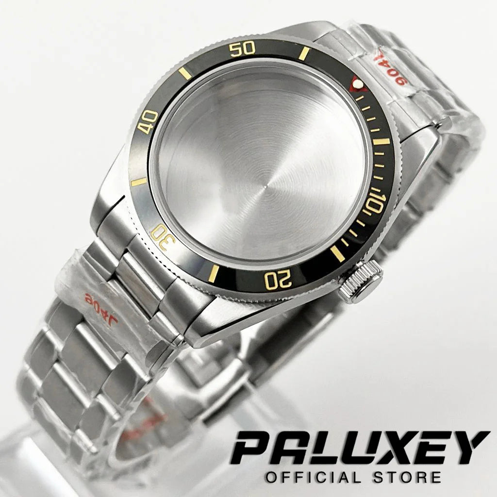 39MM Bezel Domed Sapphire Crystal Case for NH34 NH35 NH36 NH38 ETA 2824 PT5000