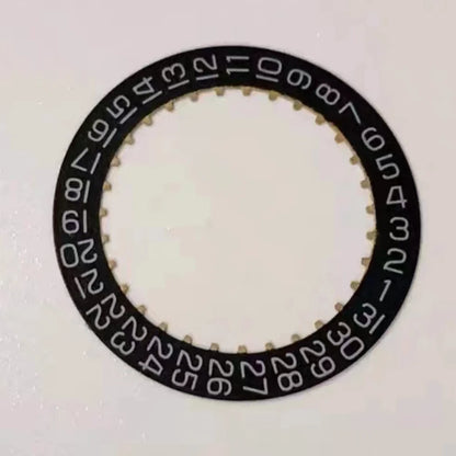 Date wheel disc replacement set for ETA 2804-2 watch movement, 2 of 5PCS, precision repair parts.