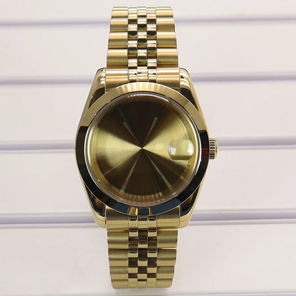 36/39mm Watch Cases and Strap Sapphire Glass For NH35 NH36 NH34 NH38 Miyota 8215