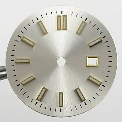 31MM Ladies Round Polished Fluted Bezel Sapphire Crystal Watch Case for NH05/06