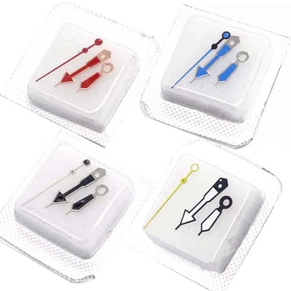 Watch Hands Set No Luminous Hour Minute Second Pointers for NH35A NH36 Movements