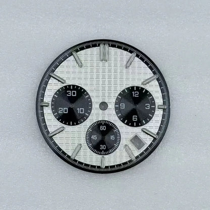 31.8mm Mechanical Timer Watch Dial And Hands Suitable For VK63 Quartz Movement