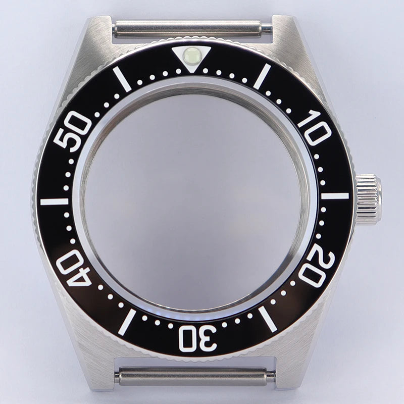 40mm Steel Watch Case Sapphire For NH35 NH36 NH34 4R36 Mod SPB143J1/SPB253J1