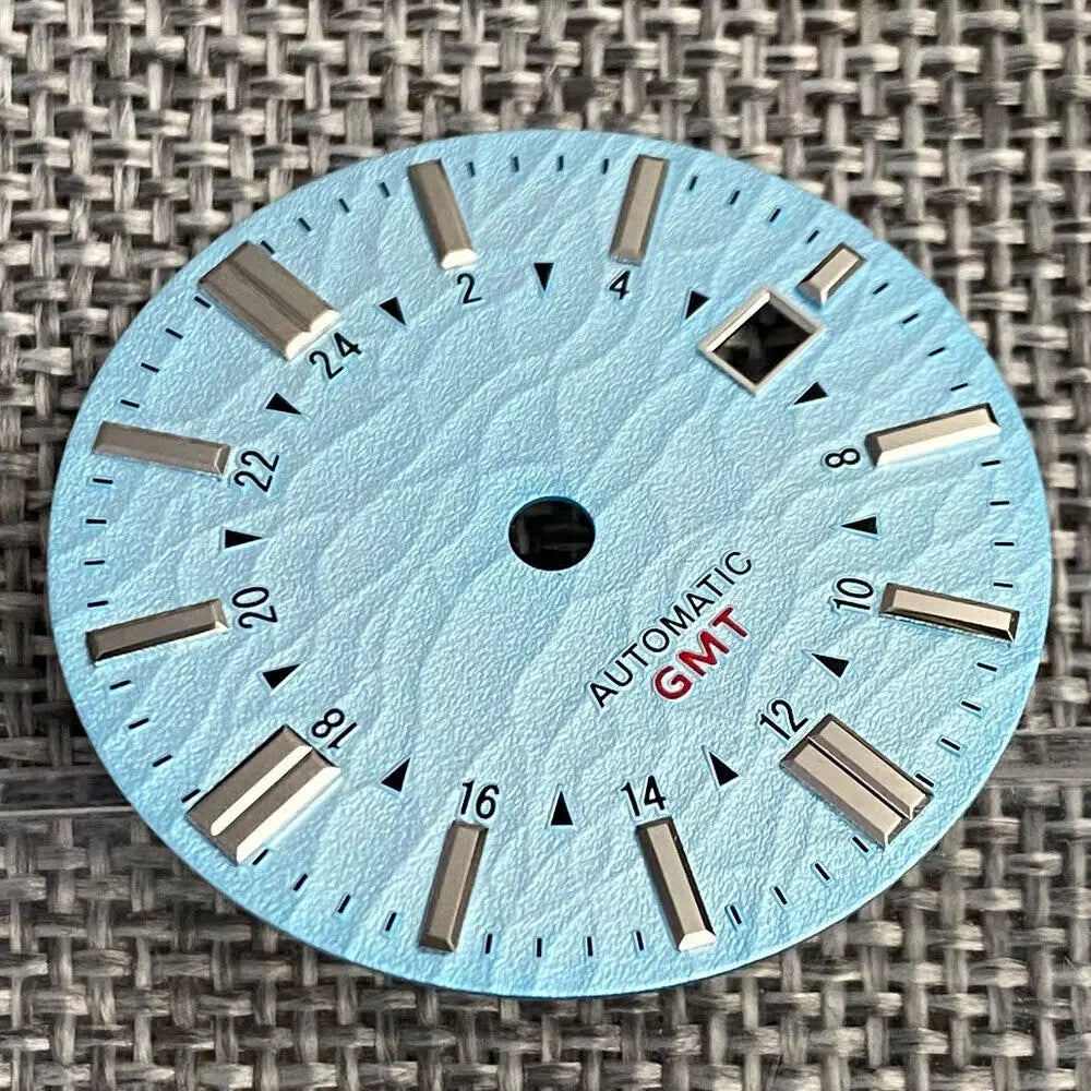 33.5mm Dial Luminous Mark fit GS Model Vintage Style NH34A Movement Watch